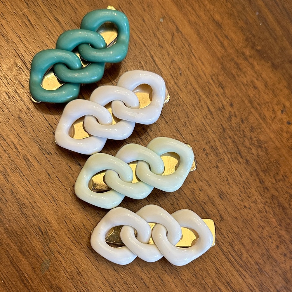 Colorful Chain Link Hair Clips